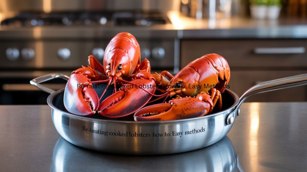 Re-heating cooked lobsters how to with easy methods like oven, steaming, stovetop, and sous-vide to keep lobster juicy and tender.